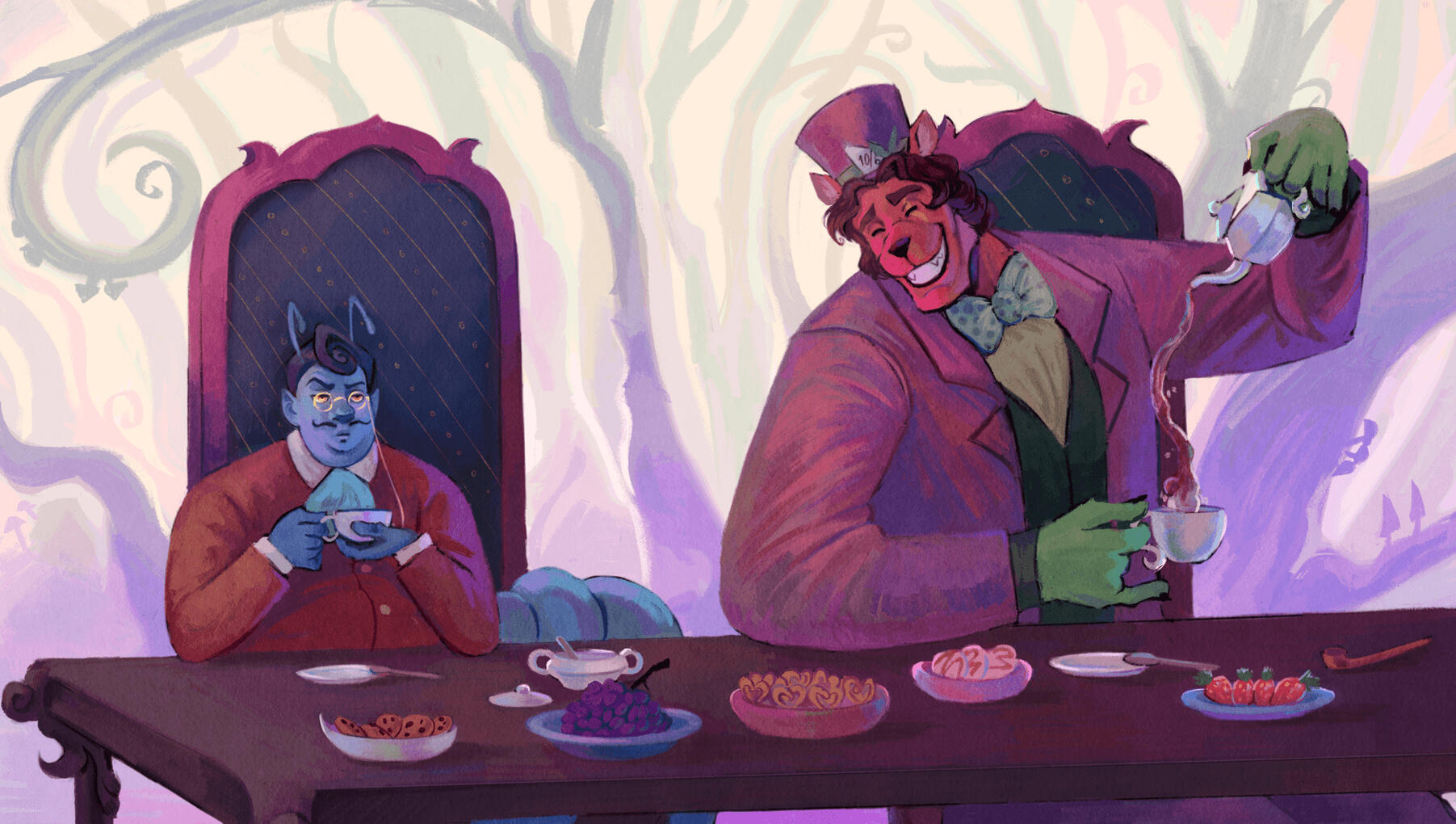 Several works in a "picturesque" style